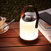 Los mejores  - Lightbox Lámpara de mesa LED inalámbrica con batería- regulable- con protección contra salpicaduras de agua- recargable…